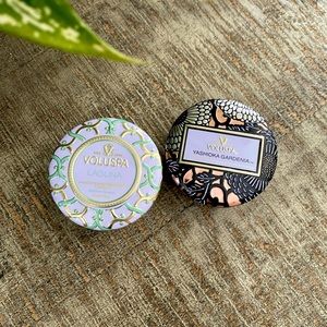 2 mini Voluspa candles